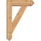 Ekena Millwork Traditional Arts and Crafts Smooth Bracket w/ Offset Brace, Western Red Cedar, 5 1/2"W x 18"D x 26"H BKT0604X18X26TRA03SWR - alternate 2